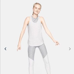 Outdoor Voices White Mesh Racerback Tank